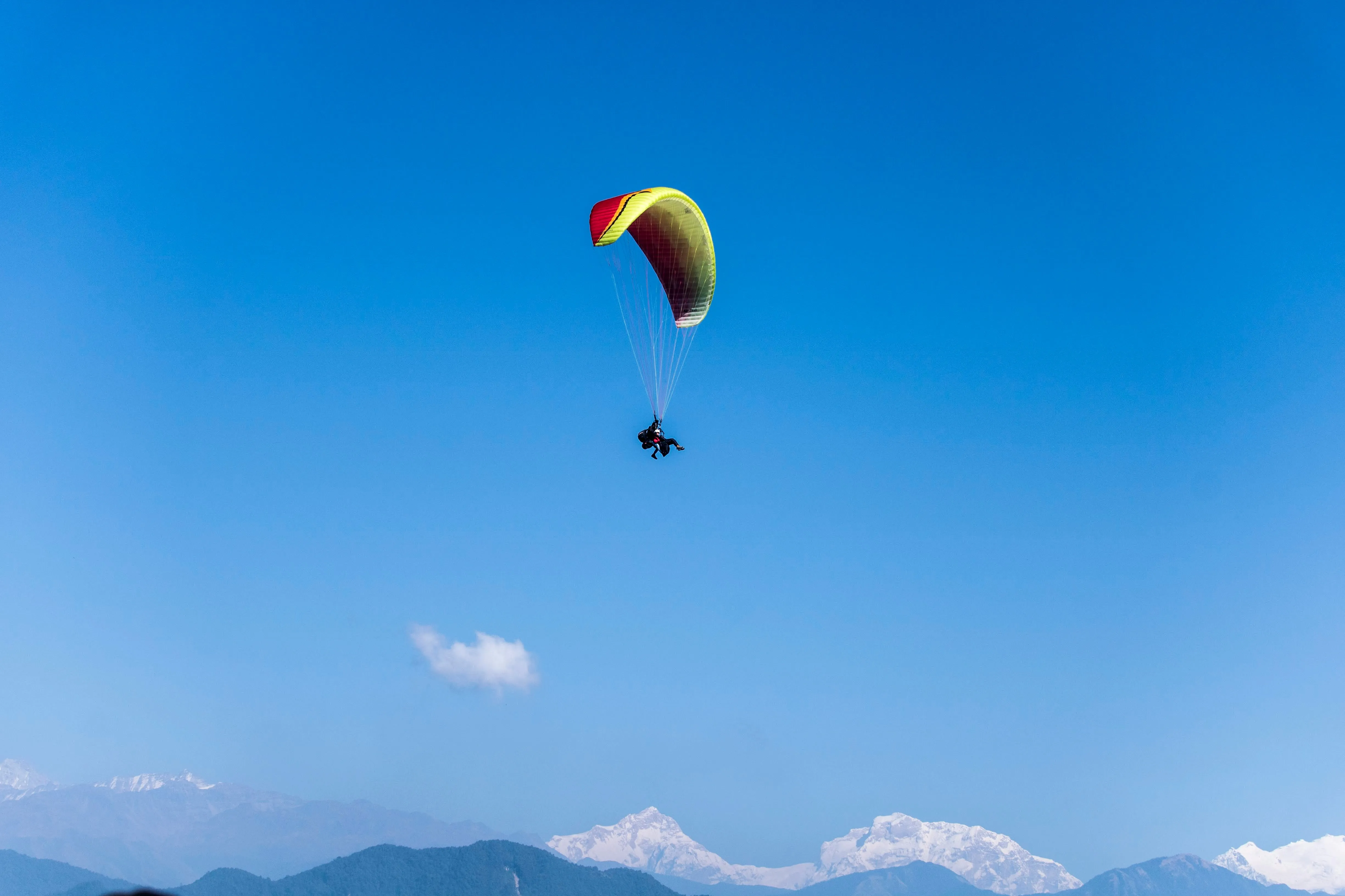 Paragliding in Pokhara / Kathamdu